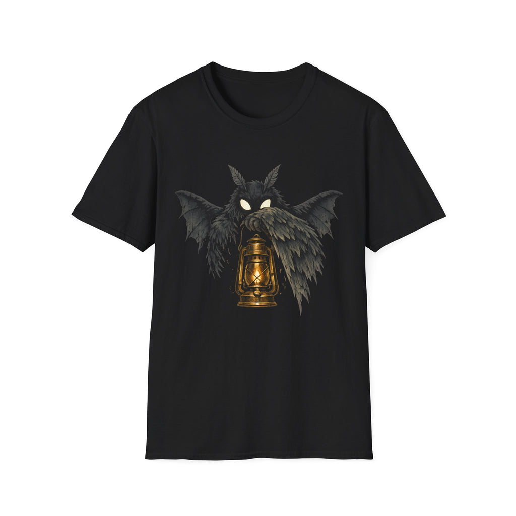 Mothman Glowing Eyes Lantern Gothic Graphic T-Shirt