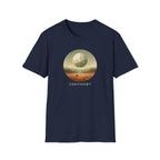 'Continue?' Surreal Desert Sphere T-Shirt - Graphic Tee