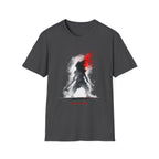 Berserker Silhouette Tee - Red & White Smoke Rage Graphic T-Shirt