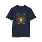 Co-Op Social Club T-Shirt – Campfire Forest Graphic Tee