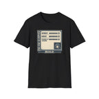 Overthinking Build Stat Screen T-Shirt - "Worry 10 / Doubt 10 / Staring at Ceiling 10"