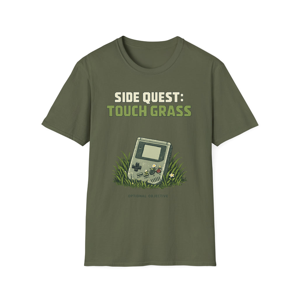 "Side Quest: Touch Grass" Graphic T-Shirt