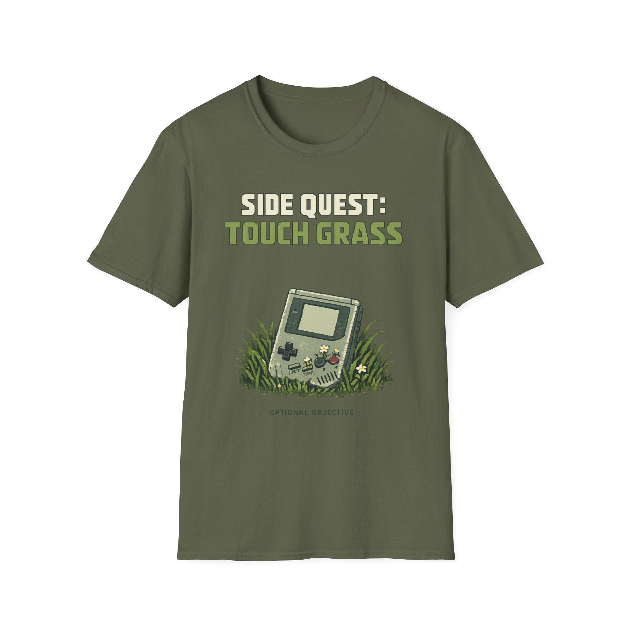 "Side Quest: Touch Grass" Graphic T-Shirt
