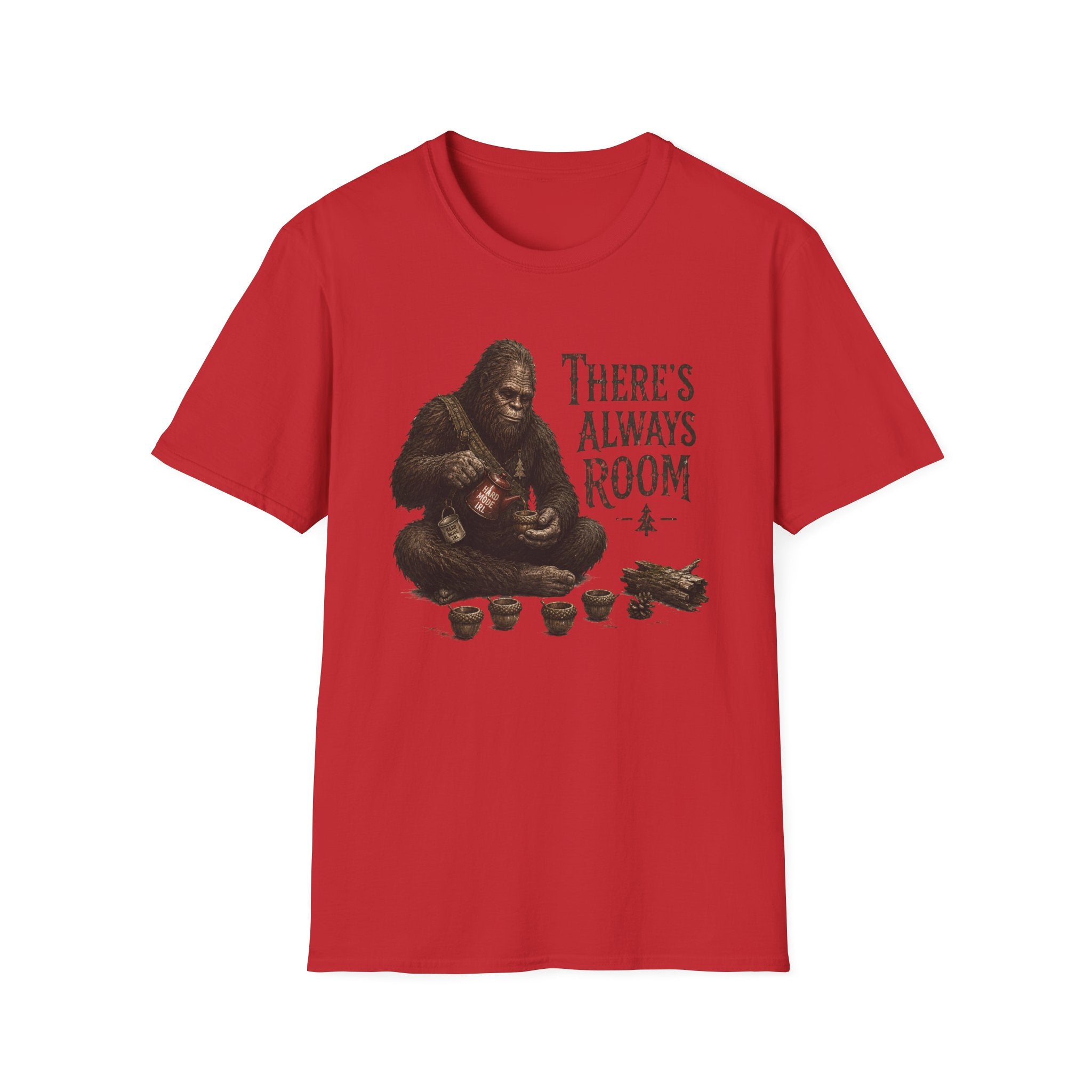 Bigfoot “There’s Always Room” T‑Shirt - Sasquatch Tea Party Tee