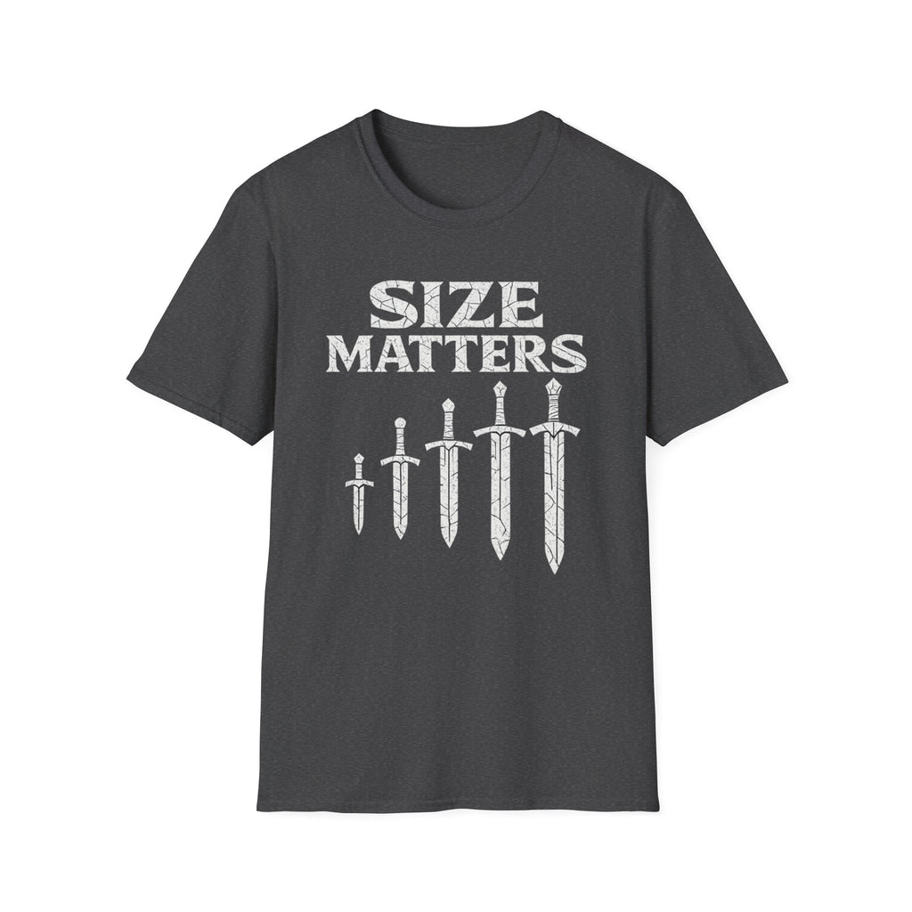 Size Matters Sword Graphic T-Shirt