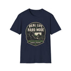 “Real Life is the Hard Mode” Retro Gamer Tee