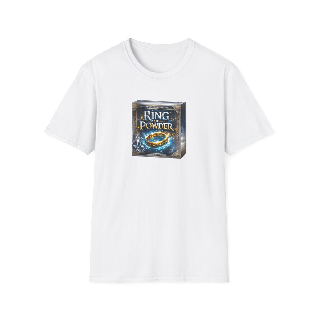 Ring of Powder Laundry Soap Fantasy Parody T-Shirt
