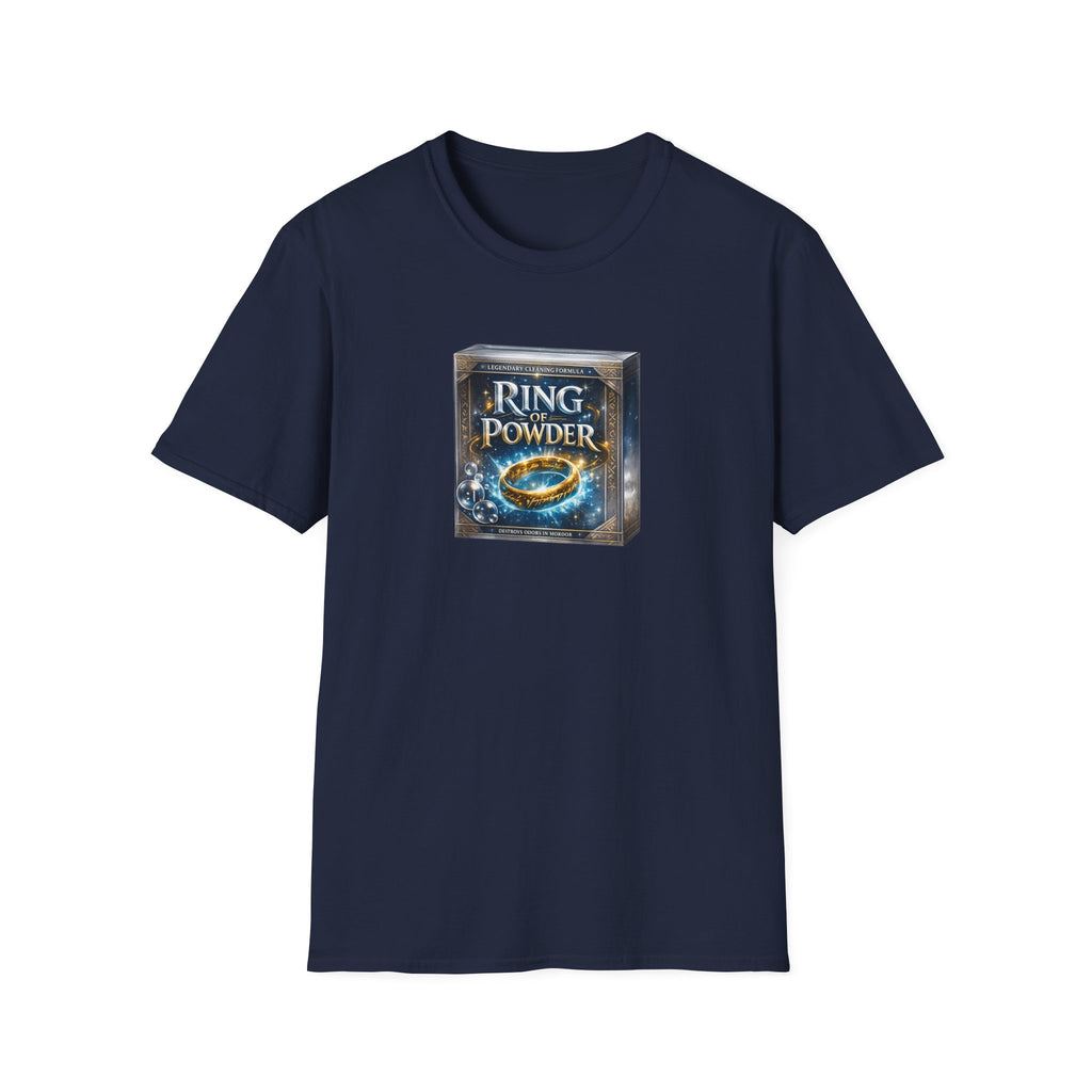 Ring of Powder Laundry Soap Fantasy Parody T-Shirt