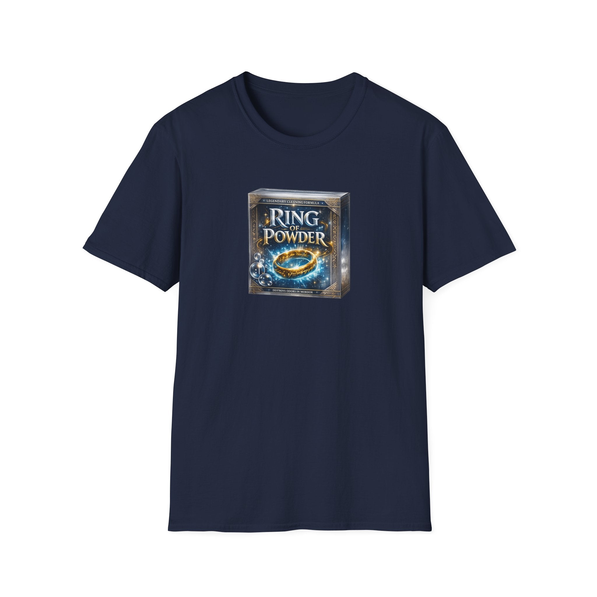 Ring of Powder Laundry Soap Fantasy Parody T-Shirt