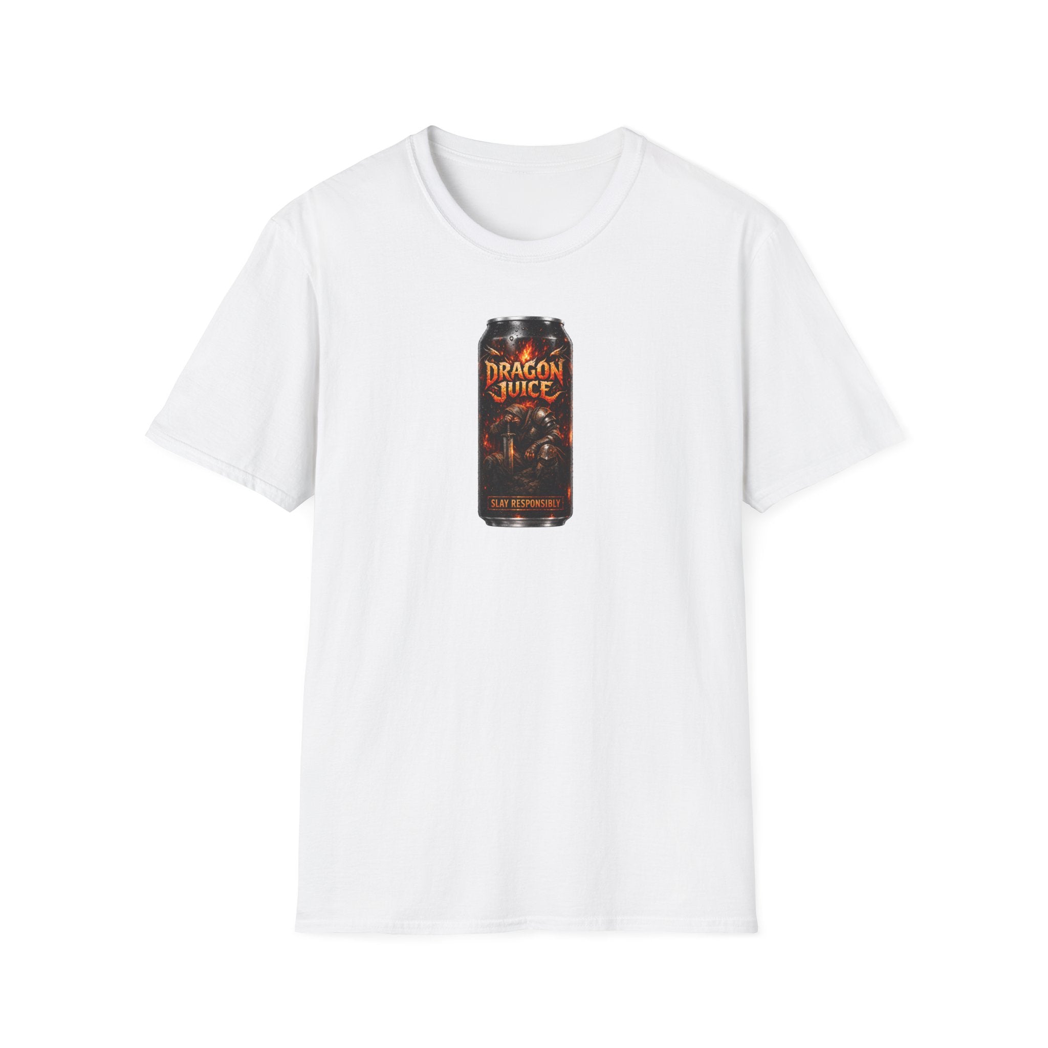 Dragon Juice Can 'Slay Responsibly' Graphic T-Shirt