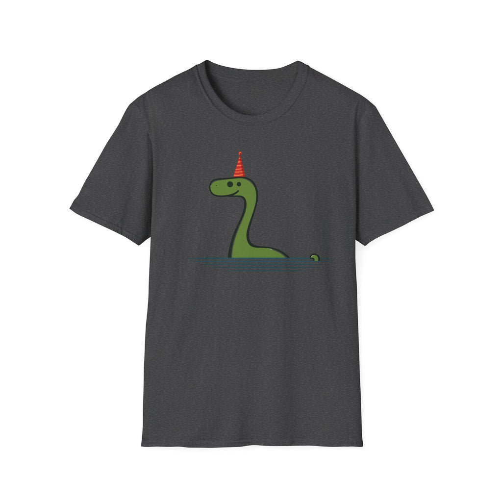 Party Nessie T-Shirt - Cute Loch Monster with Birthday Hat