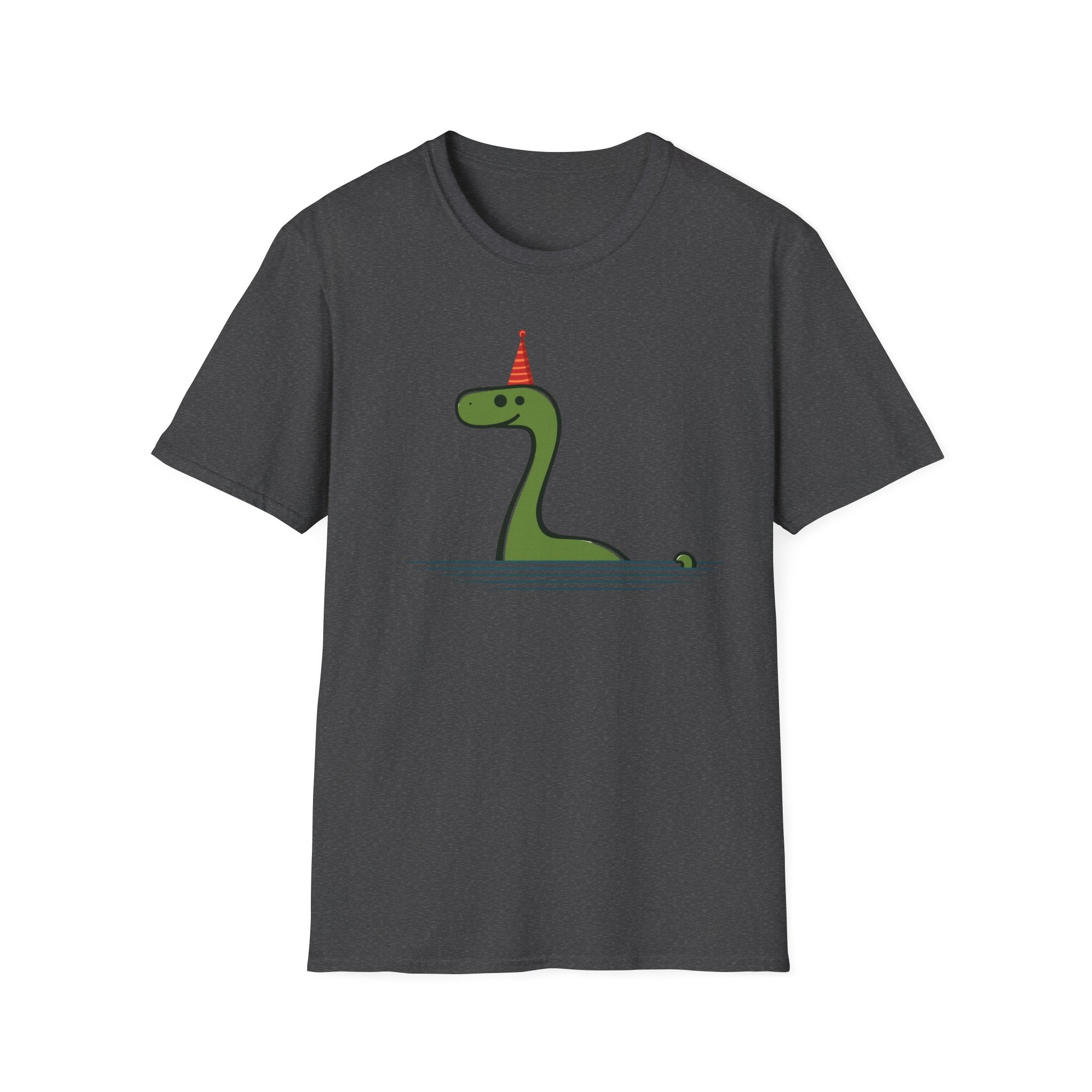 Party Nessie T-Shirt - Cute Loch Monster with Birthday Hat