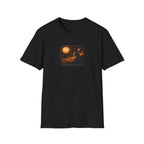 'Still Operational' T-Shirt - Cosmic Astronaut Sunset Graphic