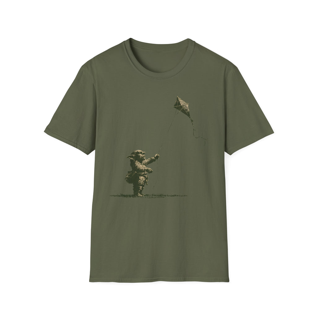 Goblin Flying Kite T‑Shirt - Cute Playful Kids & Adult Graphic Tee