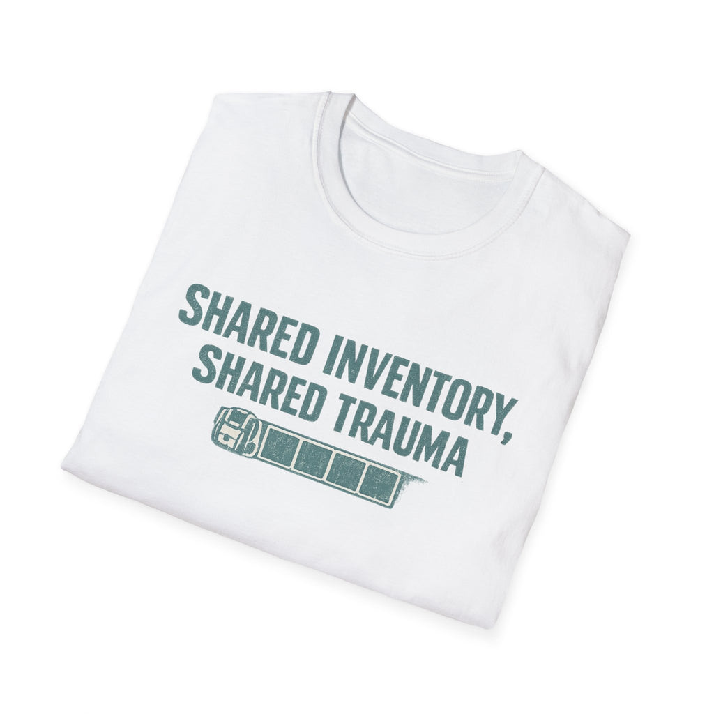 Shared Inventory, Shared Trauma Distressed T-Shirt