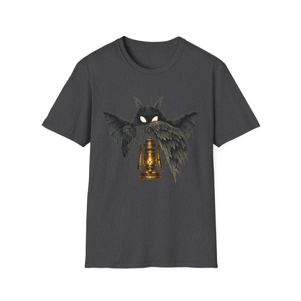 Mothman Glowing Eyes Lantern Gothic Graphic T-Shirt