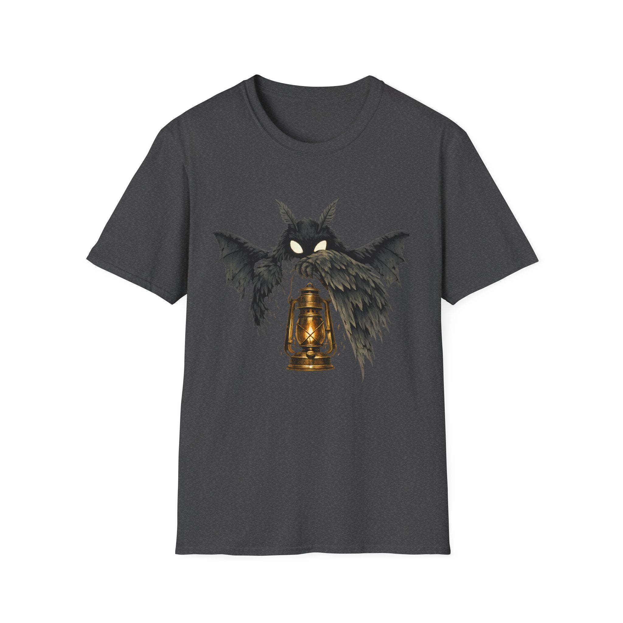 Mothman Glowing Eyes Lantern Gothic Graphic T-Shirt