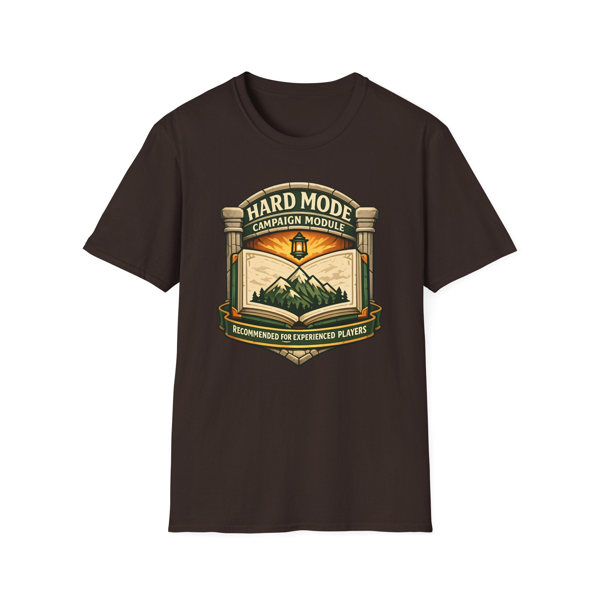 Hard Mode Campaign Module T-Shirt - RPG Adventure Graphic Tee
