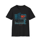 Hard Mode Metro Gamer T‑Shirt — Retro Distressed Graphic Tee