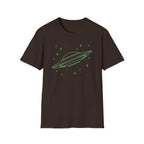 Alien UFO T‑Shirt - Neon Green Spaceship Graphic Tee