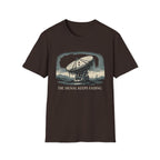 “The Signal Keeps Fading” Vintage Sci‑Fi T-Shirt - Satellite Dish Graphic Tee
