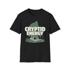 Cryptid Energy Bigfoot Forest Graphic T-Shirt