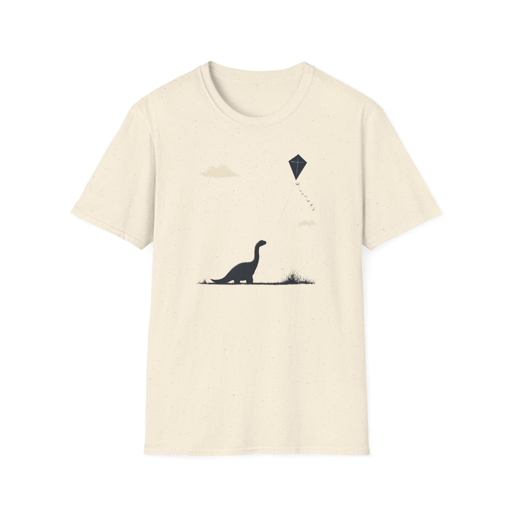 Dinosaur Kite T‑Shirt - Cute Story Book Fairy Tale Tee