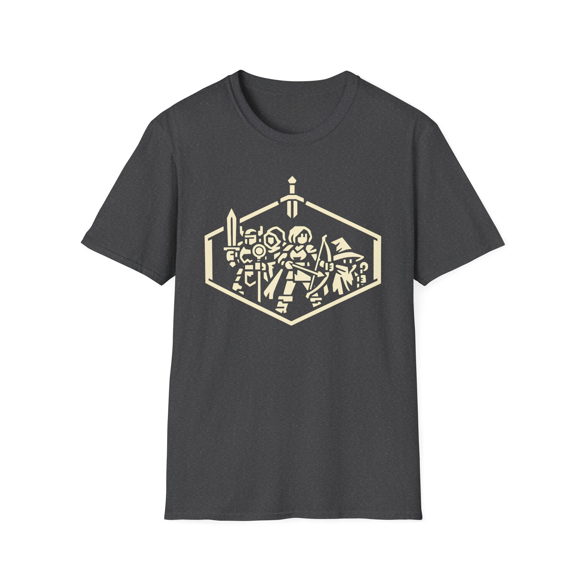 RPG Party T‑Shirt - Retro Dungeon Adventurers Graphic Tee