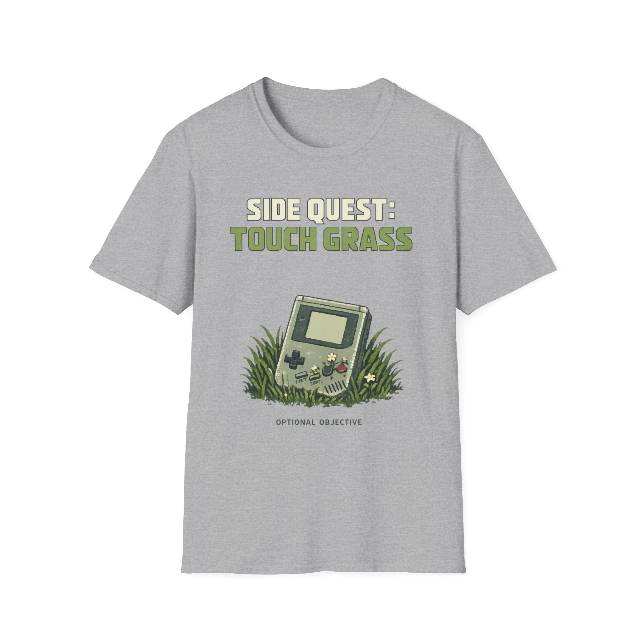 "Side Quest: Touch Grass" Graphic T-Shirt