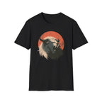 Mythic Yeti Beast Sunset T-Shirt - Vintage Monster Graphic Tee