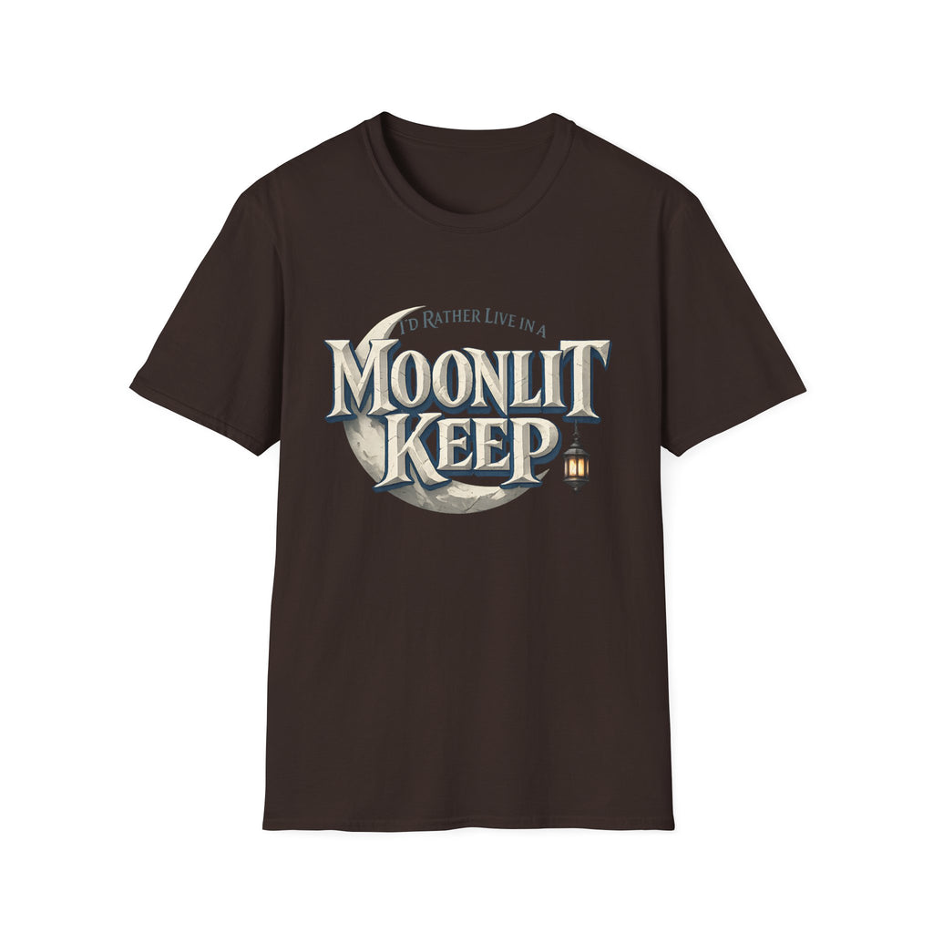 I'd Rather Live in a Moonlit Keep Fantasy Night Tee