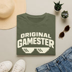 Original Gamester T-Shirt — Retro Pixel Sunglasses Gaming Tee
