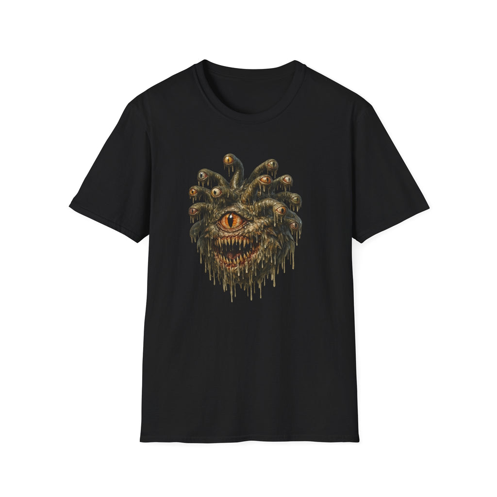 Beholder Monster T-Shirt — Fantasy D&D Eyestalk Creature Tee