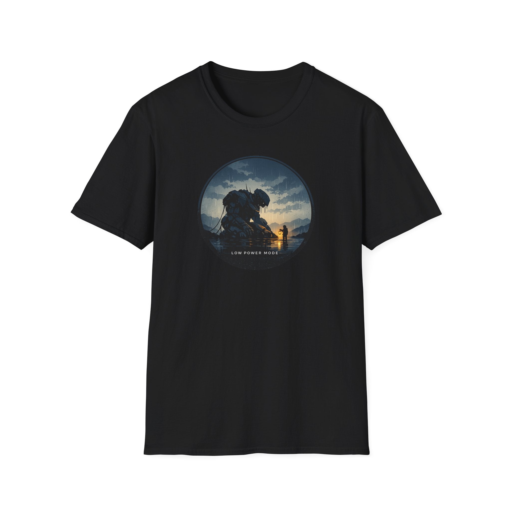 'Low Power Mode' T-Shirt — Sunset Illustration Tee
