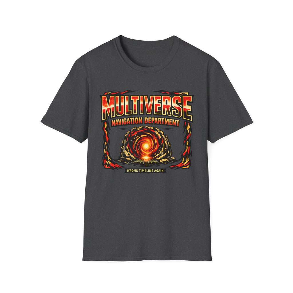 Multiverse Navigation Department T-Shirt - Sci‑Fi Portal Graphic Tee