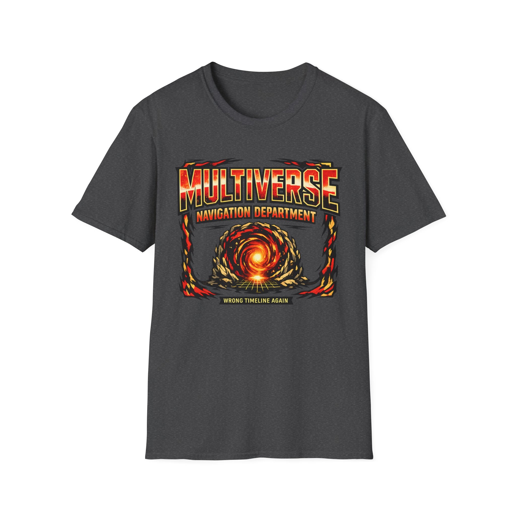 Multiverse Navigation Department T-Shirt - Sci‑Fi Portal Graphic Tee