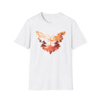 Butterfly Sunset T‑Shirt - Surreal Fantasy Silhouette