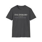 Evil Overlord Definition T-Shirt - Funny Sarcastic Geek Tee