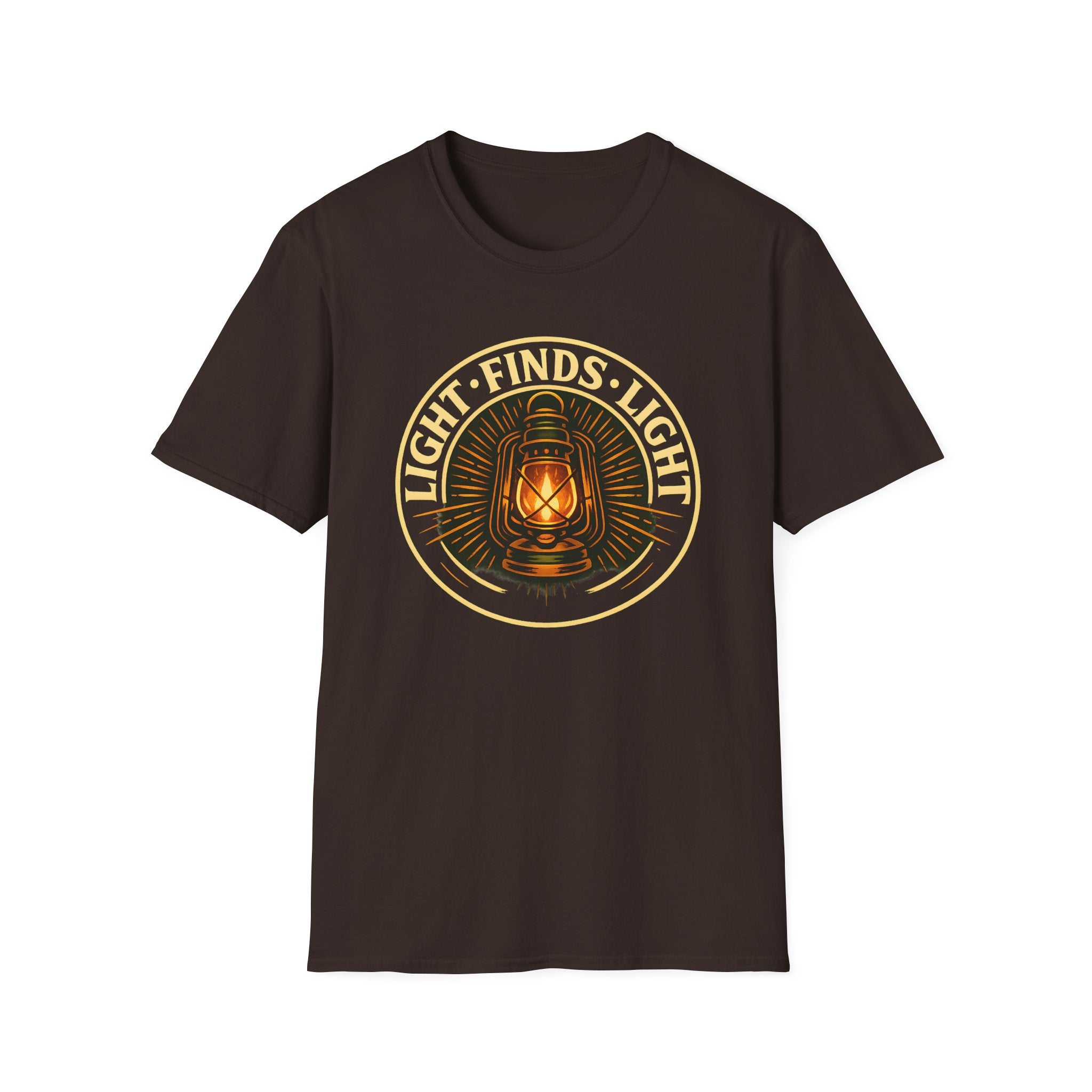 "Light Finds Light" Lantern Graphic T-Shirt