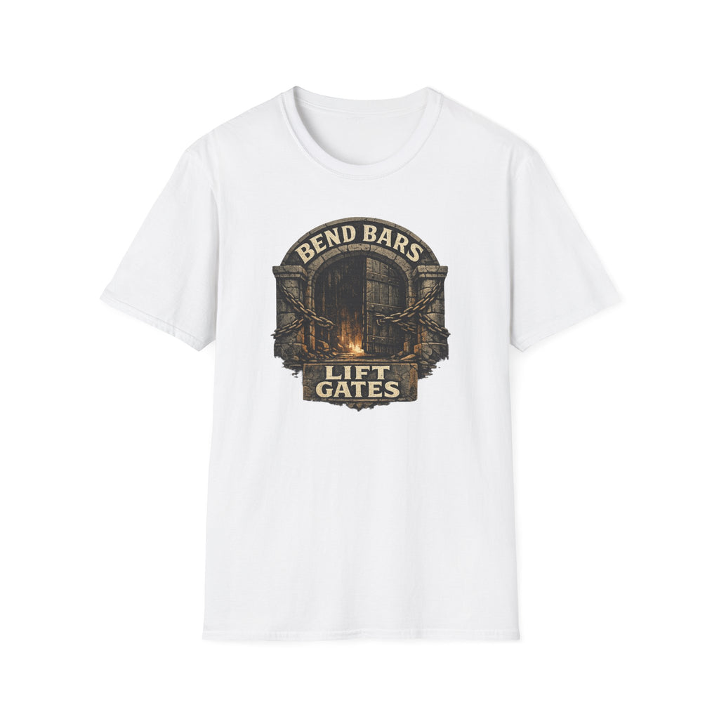Bend Bars Lift Gates T-Shirt — Vintage D&D Tee