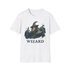 Wizard Graphic T-Shirt - Mystical Mage Illustration Tee