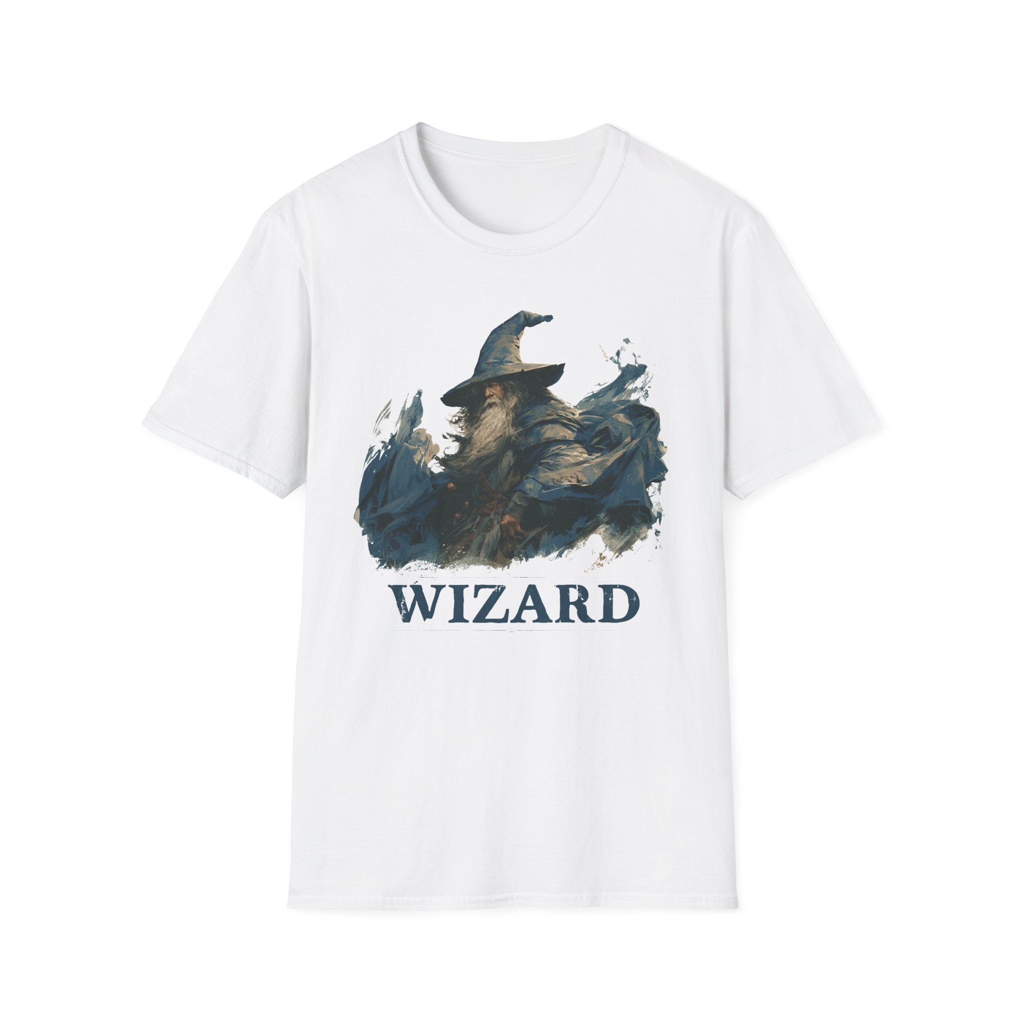 Wizard Graphic T-Shirt - Mystical Mage Illustration Tee