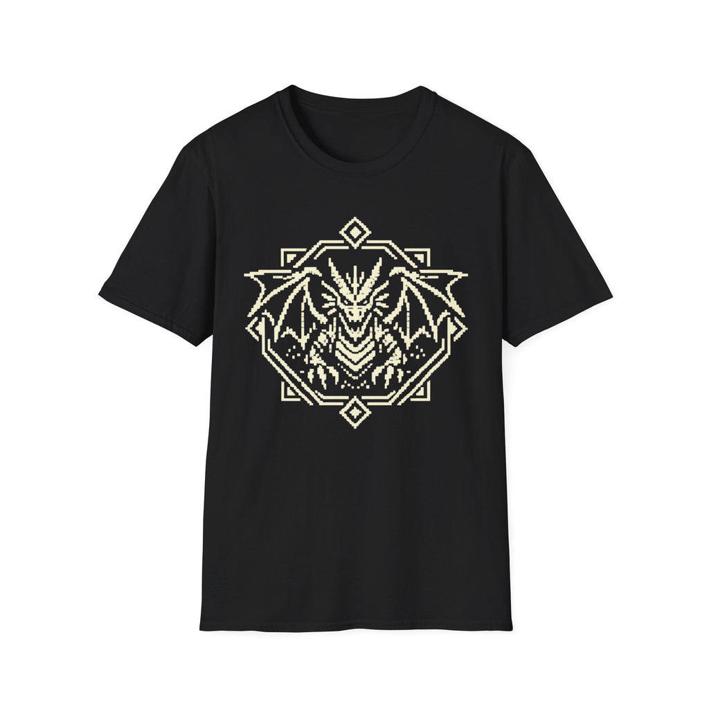 Pixel Dragon T-Shirt - Retro Gaming Graphic Tee
