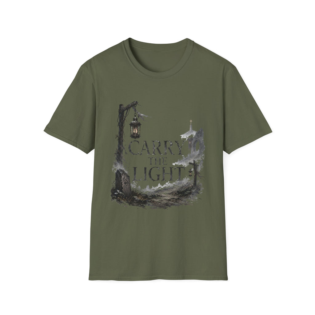 Carry the Light T-Shirt - Lantern Gothic Graphic Tee