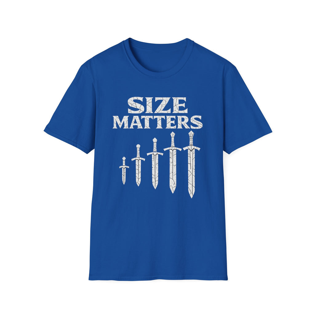 Size Matters Sword Graphic T-Shirt