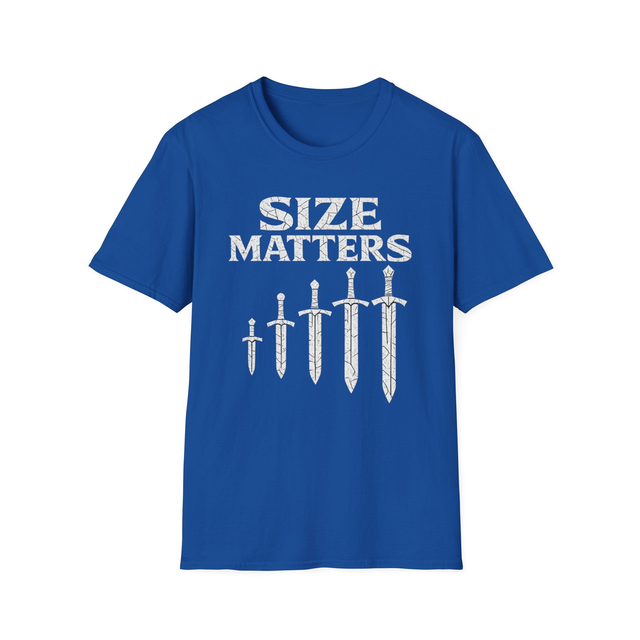 Size Matters Sword Graphic T-Shirt