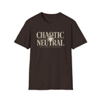 Chaotic Neutral T-Shirt — D20 Flame RPG Gamer Tee (Perfectly Balanced)