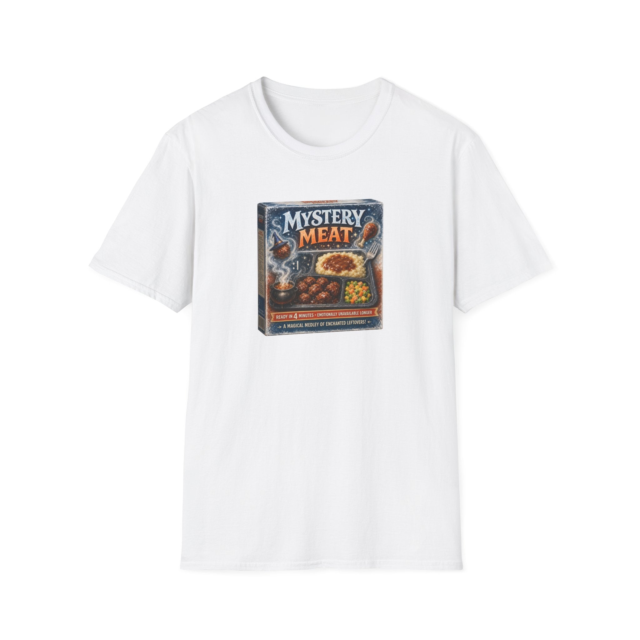 Mystery Meat Vintage TV Dinner Graphic T-Shirt