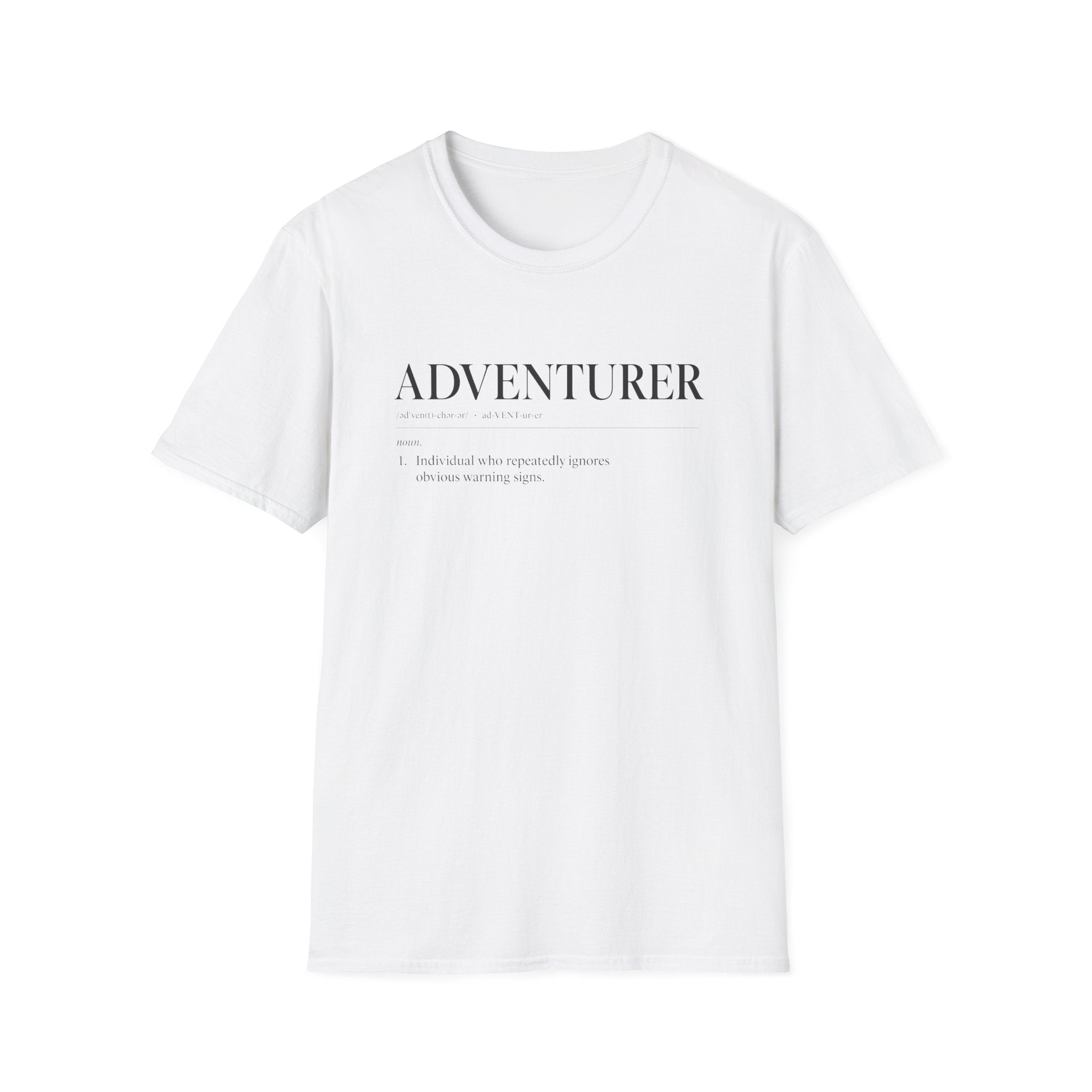 Adventurer Funny Definition T‑Shirt - Explorer Graphic Tee