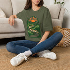 Keep Moving Adventure T-Shirt - Mountain Sunrise Graphic Tee